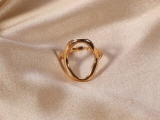 Γυναικείο Δαχτυλίδι Ανοιχτού Τύπου Επιχρυσωμένο