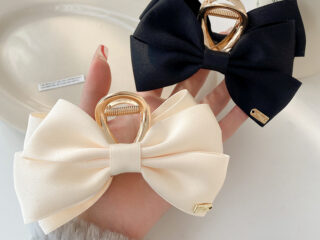 Κλάμερ Μαλλιών Φιόγκος Σατέν