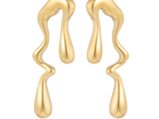 Σκουλαρίκια Statement Χρυσός Κεραυνός