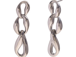 Γυναικεία Σκουλαρίκια Αλυσίδα από Ανοξείδωτο Ατσάλι Επιχρυσωμένα 18K.