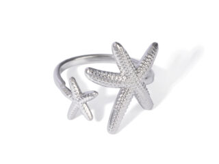 Γυναικείο Δαχτυλίδι Starfish από Ανοξείδωτο Ατσάλι Προσαρμόσιμο