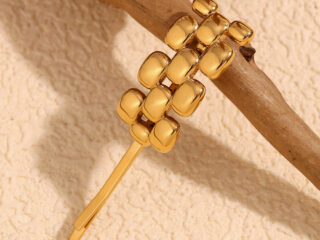 Γυναικείο Clip Μαλλιών Τσιμπιδάκι Πλέξη από Ανοξείδωτο Ατσάλι