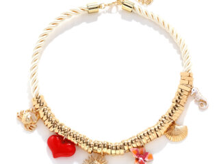 Γυναικείο Κολιέ Statement Chunky Charms σε Σχοινί