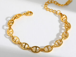 Γυναικείο Βραχιόλι Mariner Chain από Ανοξείδωτο Ατσάλι Επιχρυσωμένο 18K