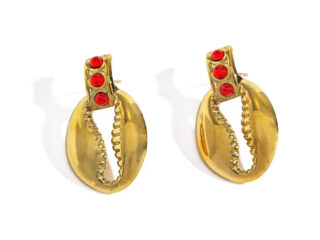 Γυναικεία Σκουλαρίκια Shorefire Earrings από Ανοξείδωτο Ατσάλι Επιχρυσωμένα 18Κ με Zircon