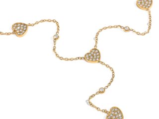 Γυναικείο Κολιέ Crystal Heartbeat από Ανοξείδωτο Ατσάλι Επιχρυσωμένο 18Κ με Zircon