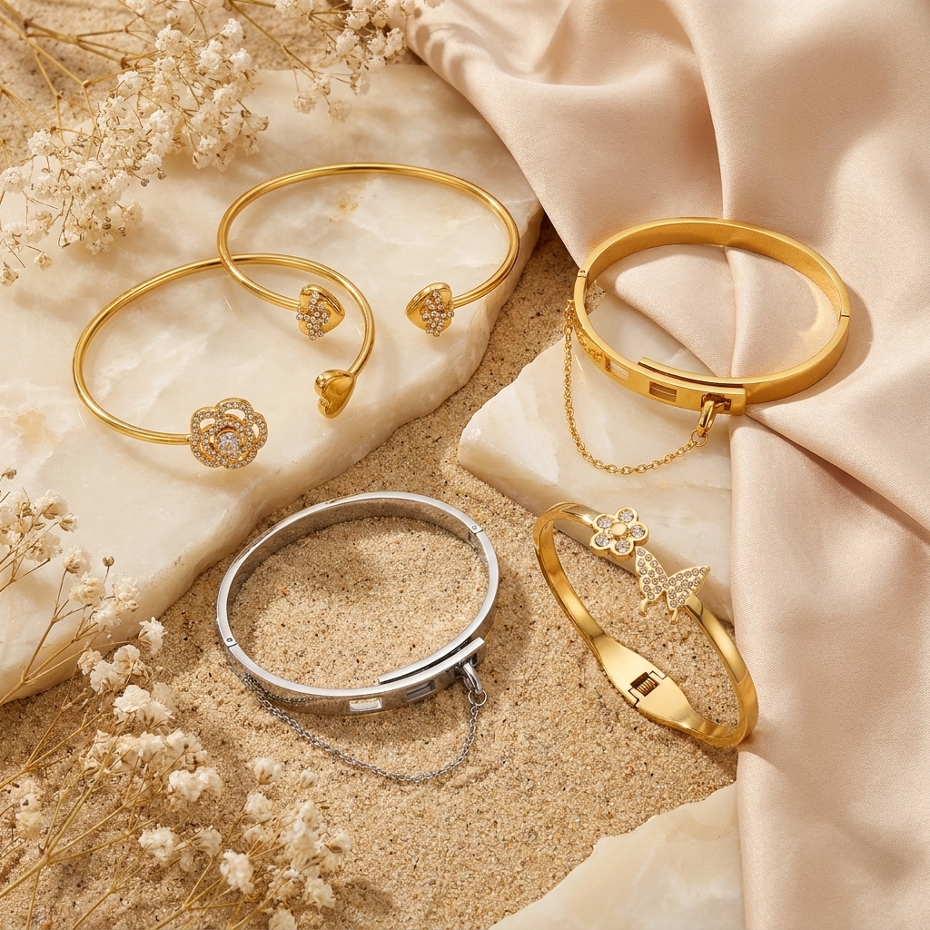 Γυναικείο Βραχιόλι Love Spark Open Cuff από Ανοξείδωτο Ατσάλι με Zircon Ανοιχτού Τύπου Γυναικείο Βραχιόλι Love Spark Open Cuff από Ανοξείδωτο Ατσάλι με Zircon Ανοιχτού Τύπου