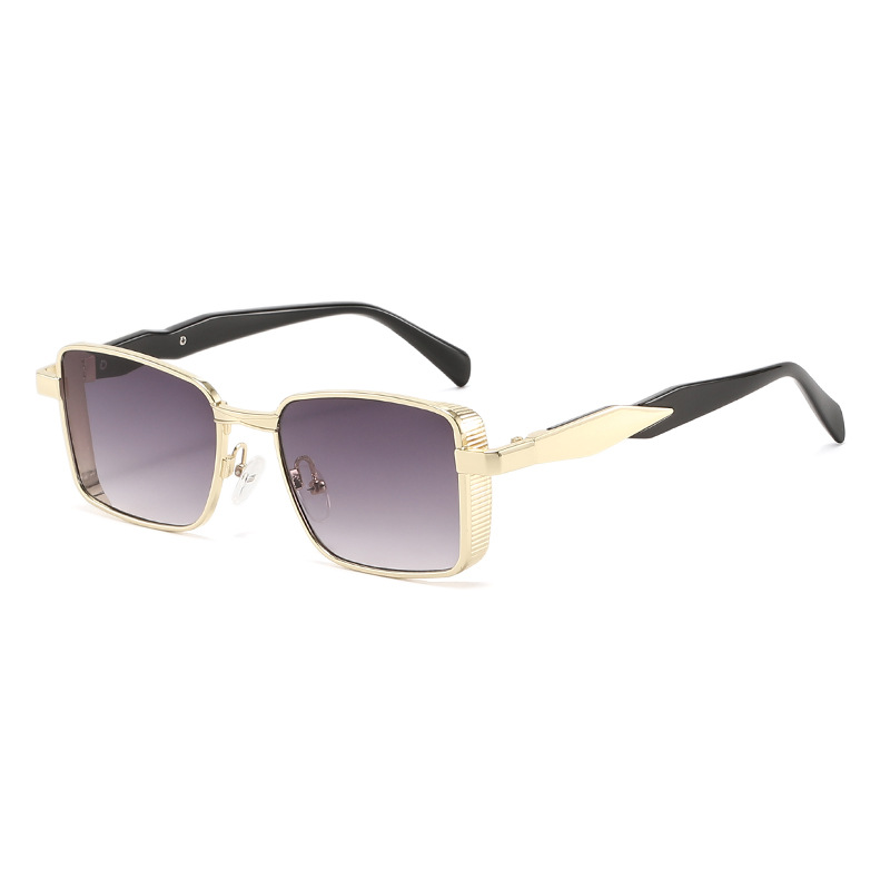 Γυναικεία Fashion Γυαλιά Ηλίου Gold Frame Τετράγωνα σε Luxury Style Γκρι Γυναικεία Fashion Γυαλιά Ηλίου Gold Frame Τετράγωνα σε Luxury Style Γκρι
